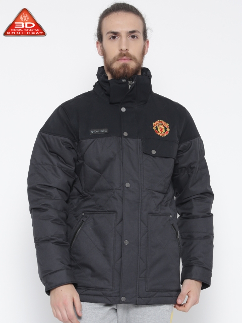 

Columbia Black Barlow Pass 550 TurboDown Parka Outdoor Jacket with Detachable Hood