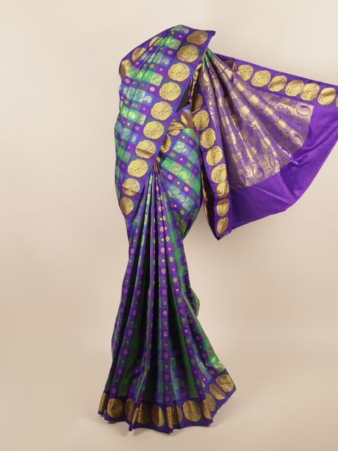 

Pothys Multicoloured Ethnic Motifs Zari Art Silk Saree, Multi