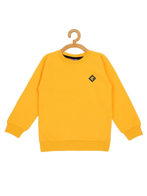 

Actuel Boys Yellow Cotton Sweatshirt