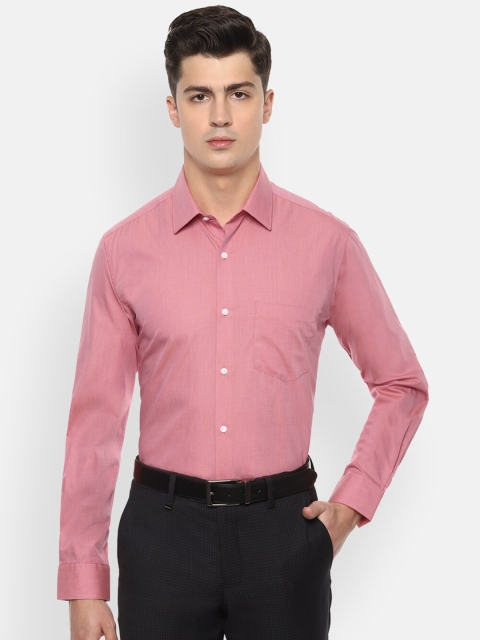 

Van Heusen Men Pink Opaque Formal Shirt