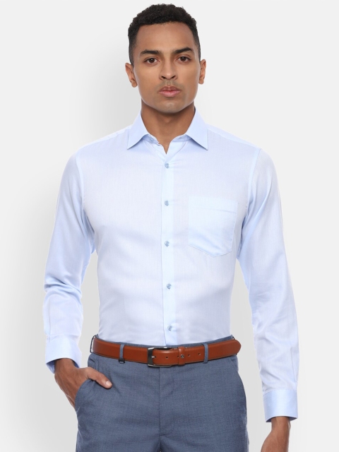 

Van Heusen Men Blue Opaque Formal Shirt