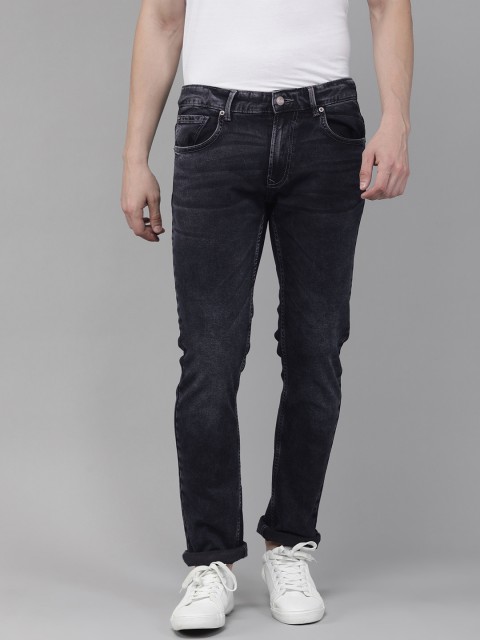 

SPYKAR Men Black Mid-Rise Regular Fit Stretchable Jeans