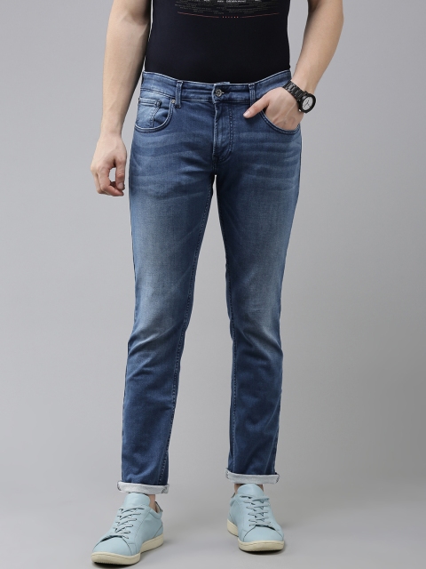 

SPYKAR Men Blue Rovers Slim Fit Mid-Rise Heavy Fade Jeans