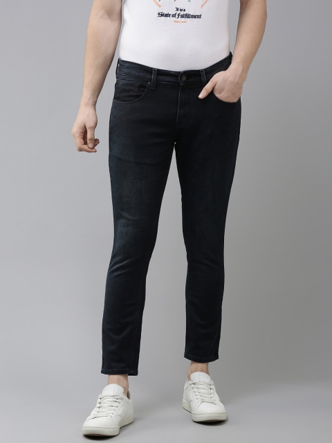 

SPYKAR Men Charcoal Kano Slim Fit Mid-Rise Clean Look Jeans
