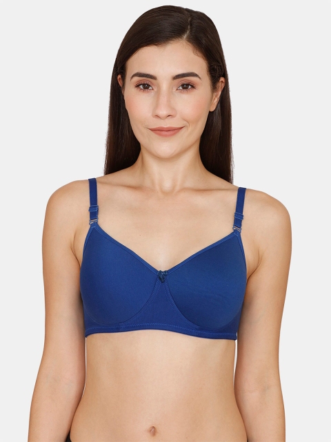 

Rosaline by Zivame Blue T-shirt Bra - Lightly Padded