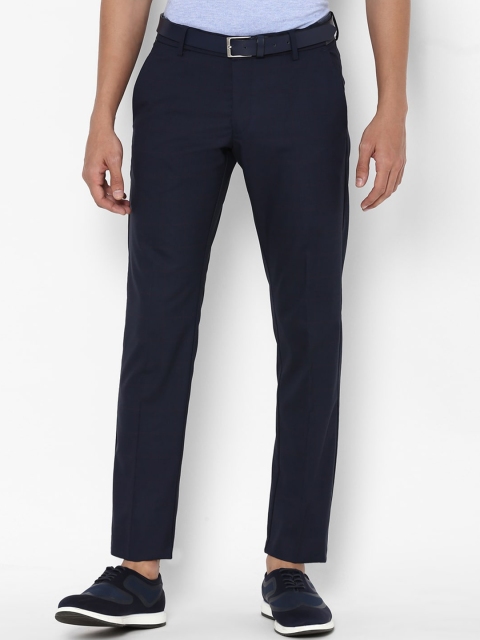 

Allen Solly Men Navy Blue Trousers