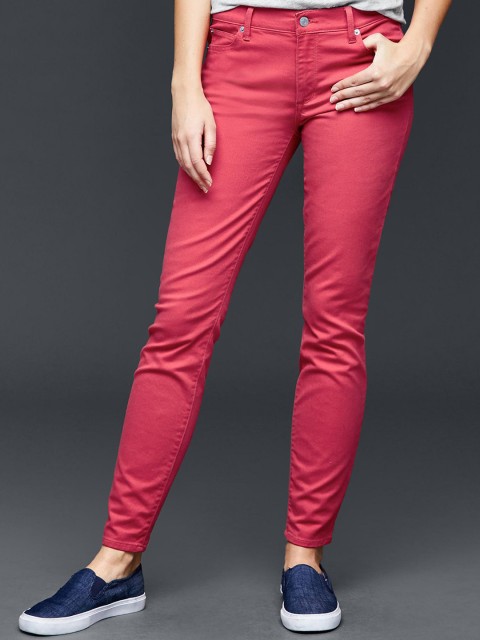 

GAP Women Red Slim Fit Stretchable Jeans