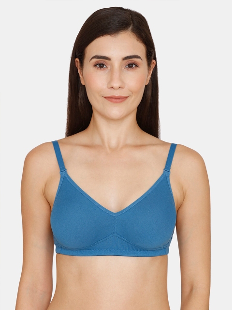 

Zivame Blue T-shirt Cotton Bra