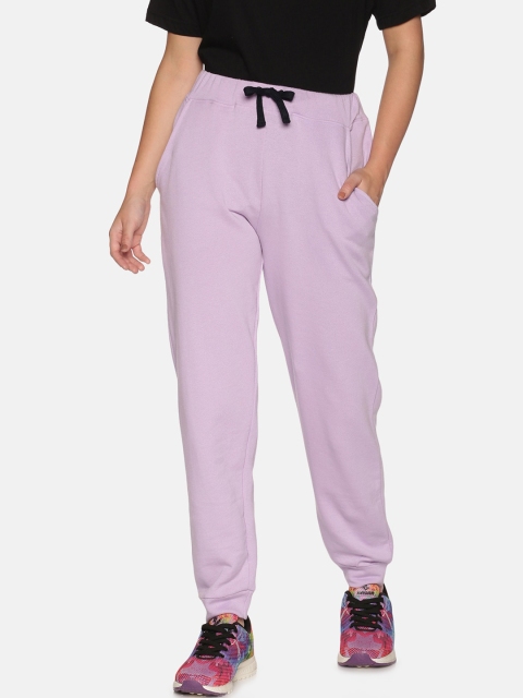

BEVERLY BLUES Women Purple Solid Joggers