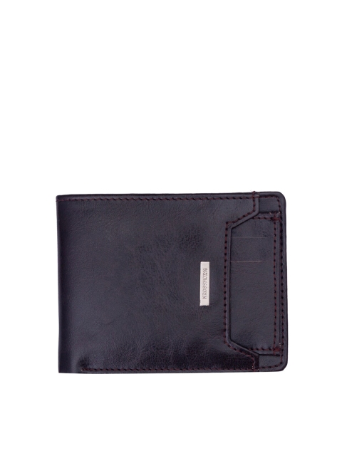 

Krosshorn Men Brown Two Fold Wallet