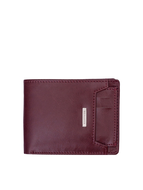 

Krosshorn Men Brown Two Fold Wallet