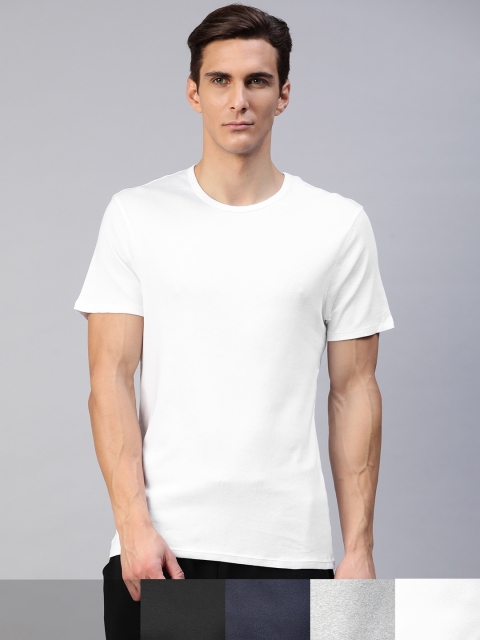 

Marks & Spencer Men Pack of 5 Cotton Undershirt Innerwear Vests, White