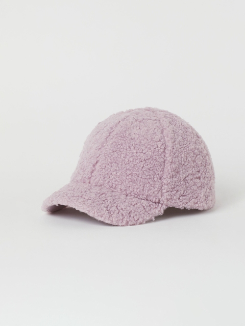 

H&M Women Lavender Faux Shearling Cap