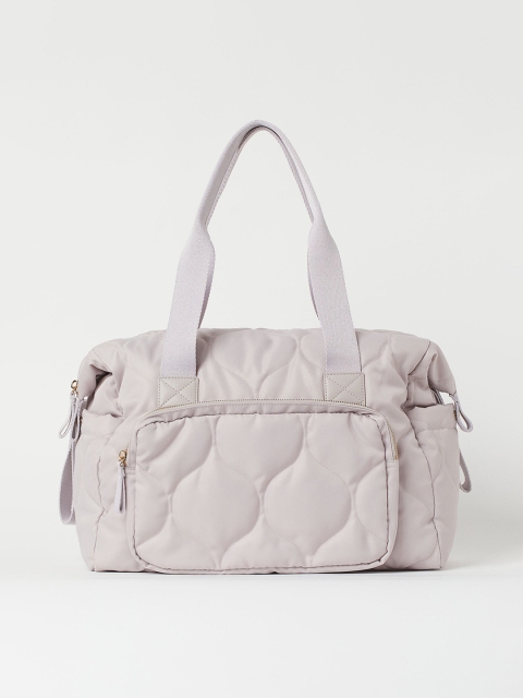 

H&M MAMA Grey Quilted Diaper Bag
