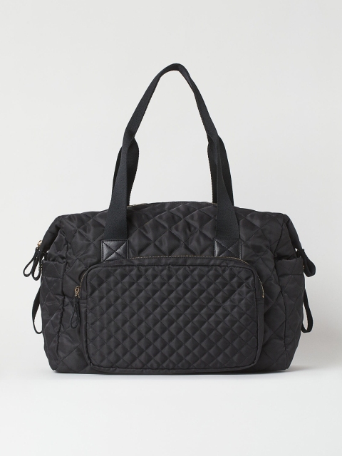 

H&M Women Black MAMA Quilted Diaper Bag