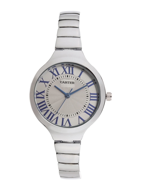 

Sandy D Carter Women White & Silver Toned Analogue Watch SD-Carter-06-WH1