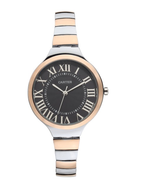 

Sandy D Carter Women Black Dial & Multicoloured Stainless Steel Bracelet Style Straps Analogue Watch