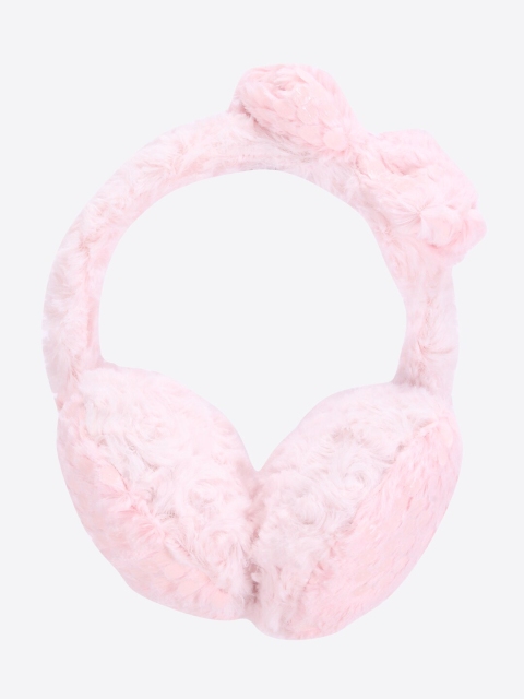 

CUTECUMBER Girls Pink Fur Ear Muffs