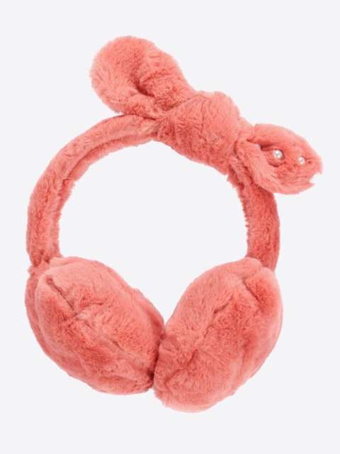 

CUTECUMBER Girls Rust & White Fur Hairband