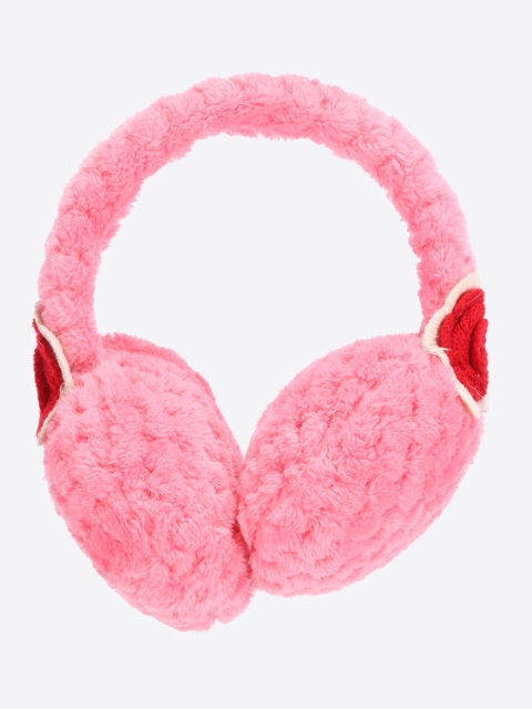 

CUTECUMBER Girls Pink Fur Ear Muffs