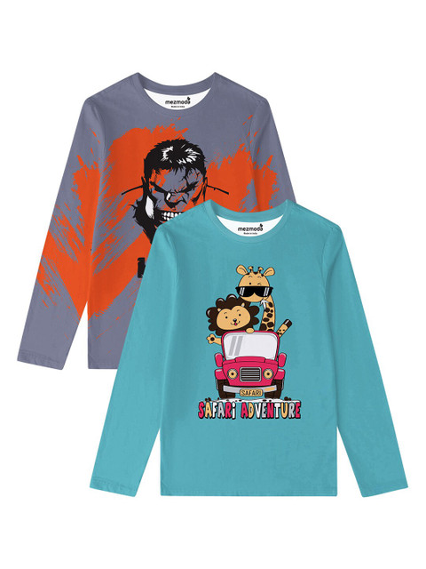 

mezmoda Boys Pack Of 2 Hulk T-shirts, Grey