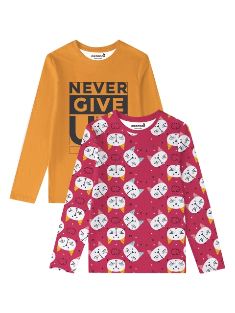 

mezmoda Boys Multicoloured 2 Printed Applique T-shirt, Multi