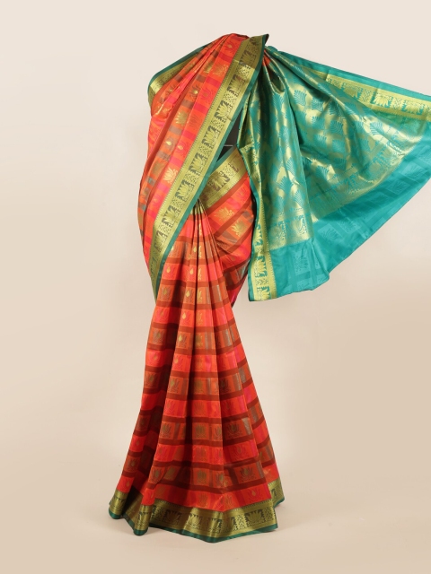 

Pothys Multicoloured Woven Design Art Silk Saree, Multi