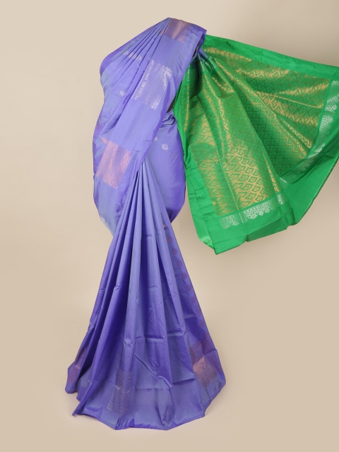 

Pothys Blue & Green Woven Design Zari Art Silk Saree