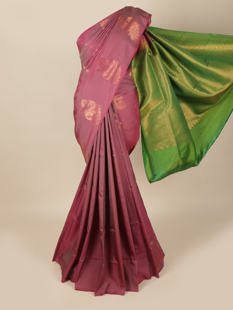 

Pothys Purple & Green Woven Design Art Silk Saree
