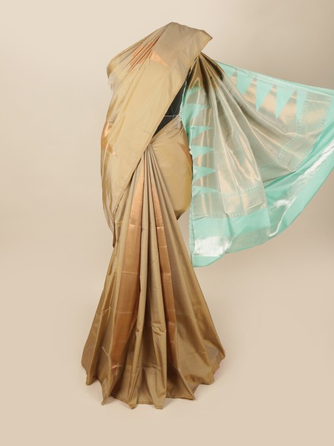 

Pothys Grey & Blue Art Silk Saree