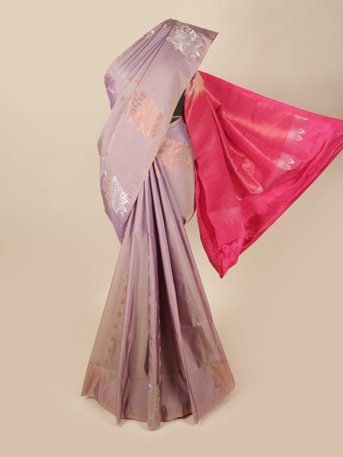 

Pothys Lavender & Pink Woven Design Zari Art Silk Saree