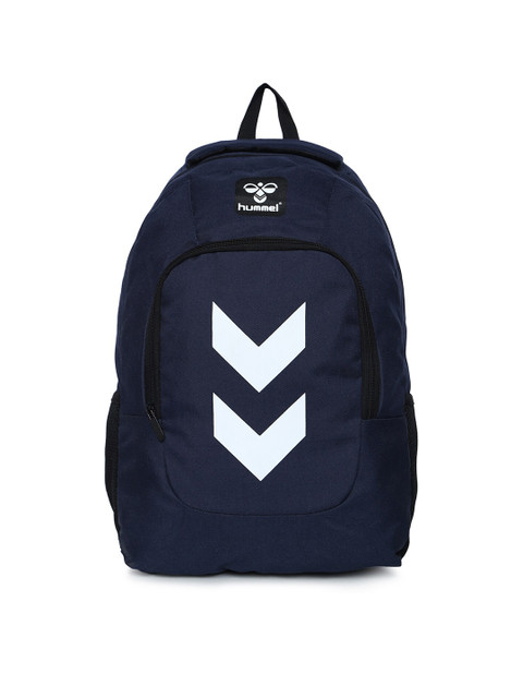 

hummel Unisex Navy Blue & White Brand Logo Backpack