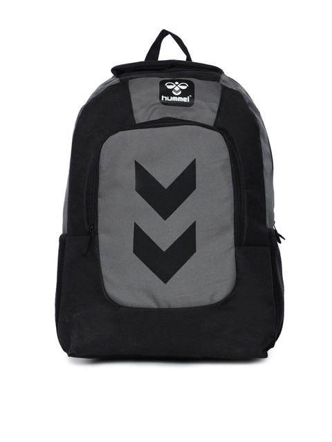 

hummel Adult Black & Grey Brand Logo Backpack