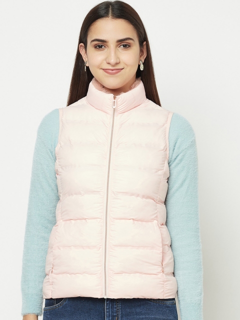 

METTLE Women Pink Padded Jacket
