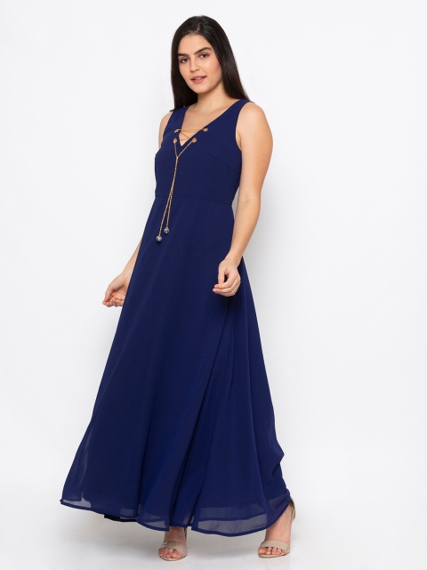 

Iti Navy Blue Maxi Dress