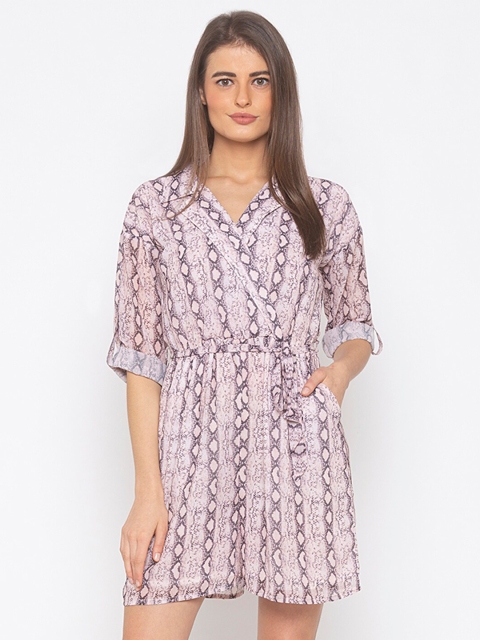 

Iti Women Pink Printed Jumpsuit