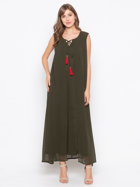 

Iti Green Basic Layered Jumpsuit