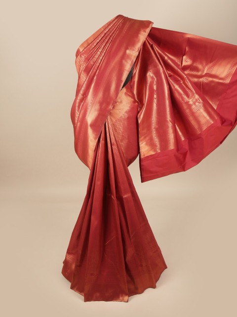 

Pothys Rose Gold Floral Pure Silk Saree