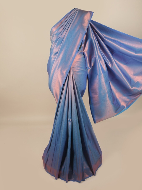 

Pothys Blue & Gold Woven Design Zari Pure Silk Saree