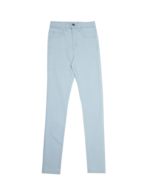 

FOREVER 21 Women Blue Stretchable Jeans, Na