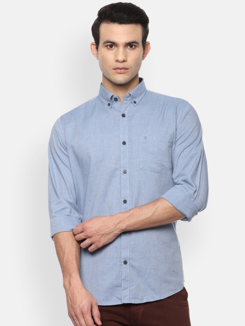 

Van Heusen Sport Men Blue Slim Fit Opaque Casual Cotton Shirt