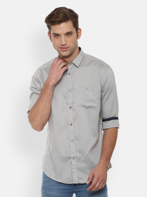

Van Heusen Sport Men Grey Slim Fit Opaque Casual Shirt