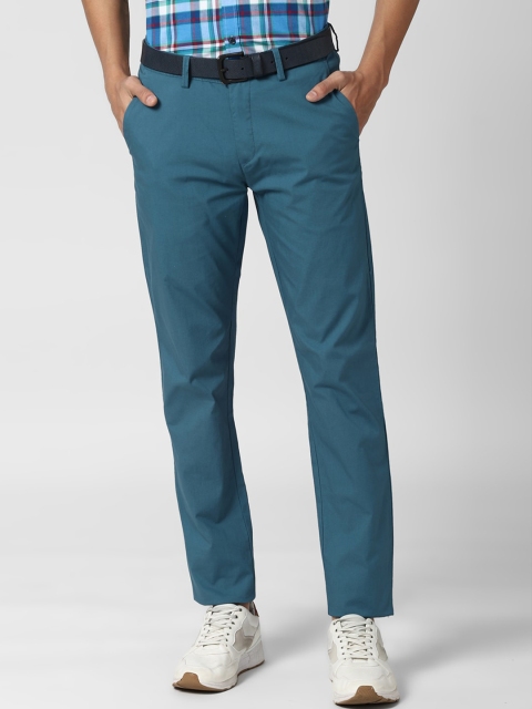 

Peter England Casuals Men Blue Trousers