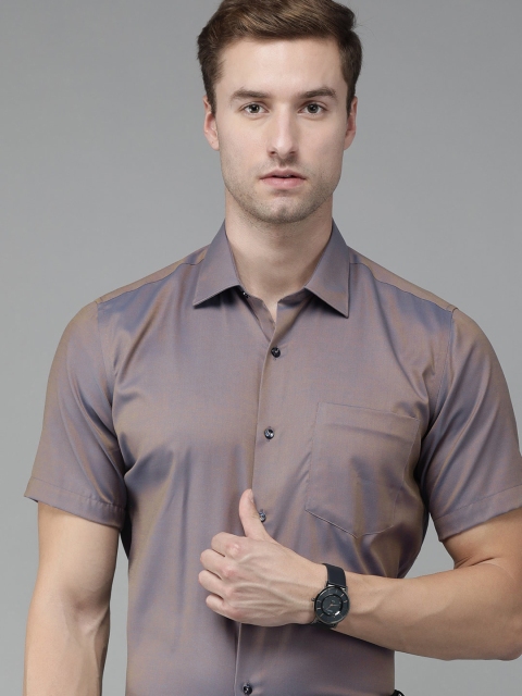 

Van Heusen Men Blue Custom Fit Formal Shirt