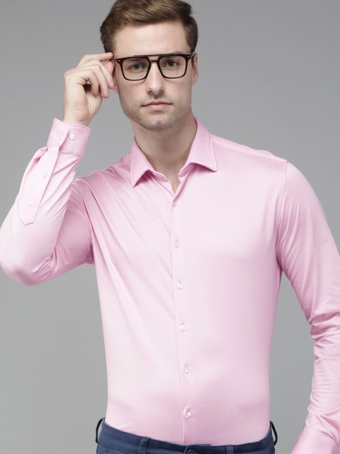 

Van Heusen Men Pink Slim Fit Formal Shirt