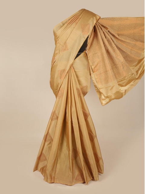 

Pothys Gold-Toned Woven Design Zari Art Silk Saree