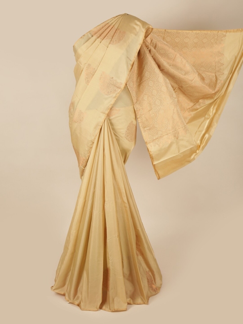 

Pothys Gold-Toned Woven Design Zari Art Silk Saree