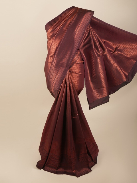 

Pothys Copper-Toned Woven Design Art Silk Saree