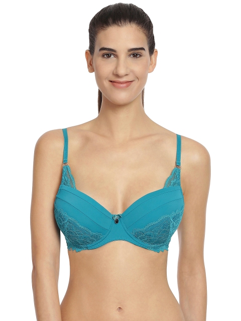 

Soie Blue Medium-Coverage Balconette Bra FB-523