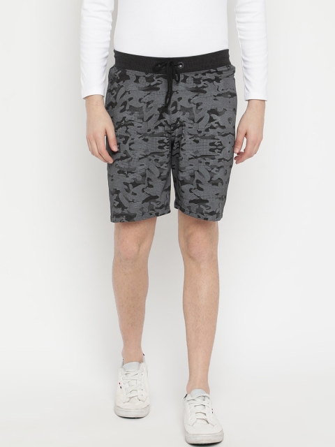 

V2 Value & Variety Men Black Printed Regular Shorts